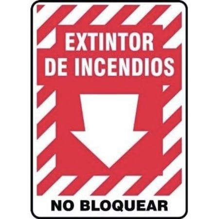 Accuform SAFETY SIGN FIRE EXTINGUISHER  DO SHMFXG456XV SHMFXG456XV